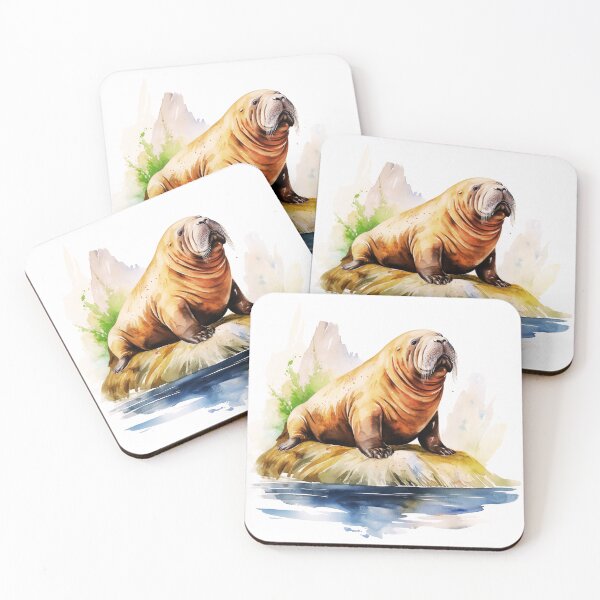 Item preview, Watercolor Walrus designed and sold by TheAnimalZ00.