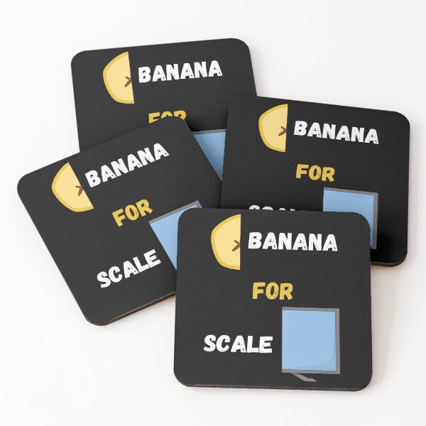 Item preview, Banana For Scale Funny Fruit Meme designed and sold by JuniperusArt.