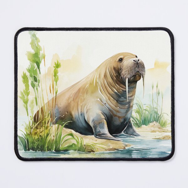 Item preview, Watercolor Walrus designed and sold by TheAnimalZ00.