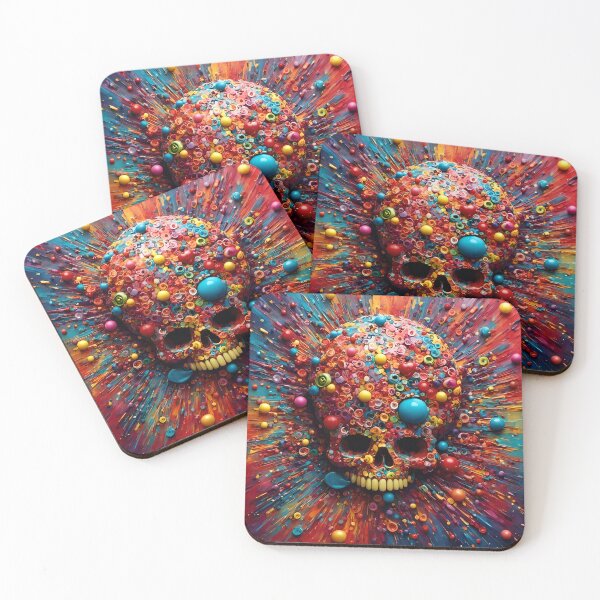 Item preview, Skull and colors  designed and sold by Po11en.