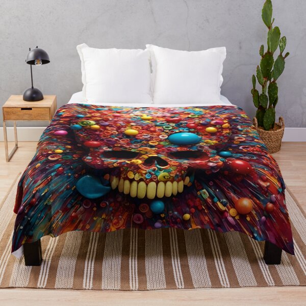 Item preview, Skull and colors  designed and sold by Po11en.