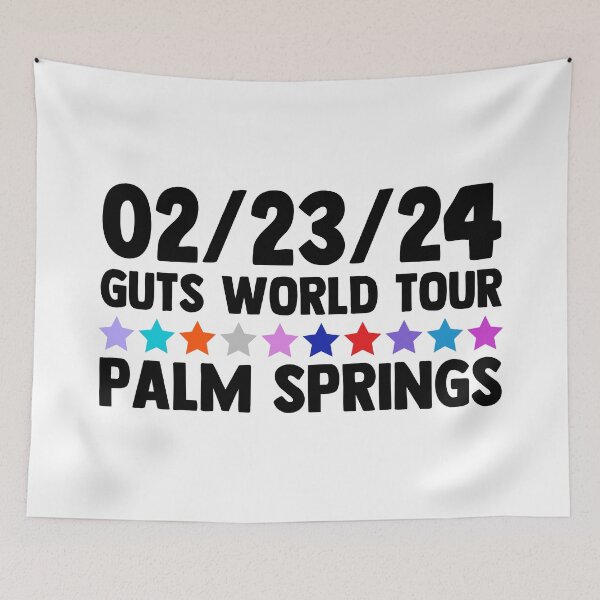 Item preview, Olivia R Guts World Tour Palm Springs  designed and sold by Sarah Swiftie.