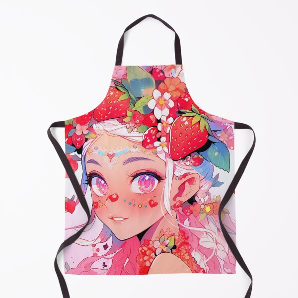 Item preview, Effervescent Strawberry Bloom Anime Girl designed and sold by bubblegoth.