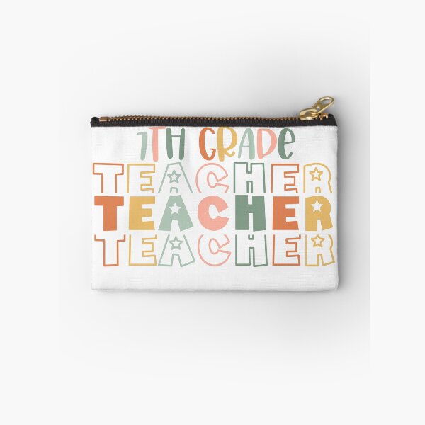 Item preview, 7th Grade Teacher Stacked Text designed and sold by BookishBoutique.