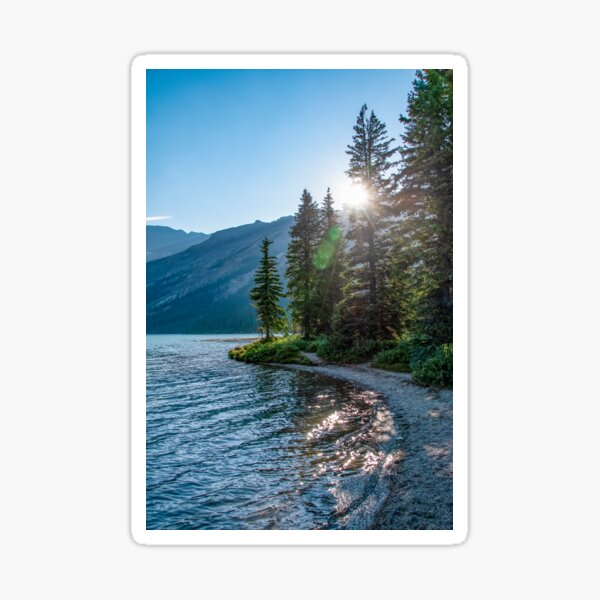 Item preview, Bow Lake Shoreline in the Sun 2 designed and sold by jrtwynam.