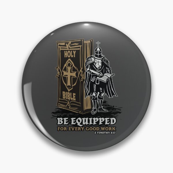 Item preview, Be Equipped Knight Bible Scripture designed and sold by WBGraphix.