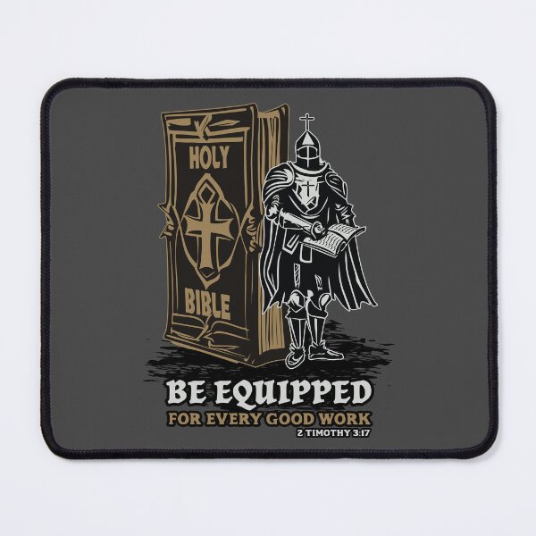 Item preview, Be Equipped Knight Bible Scripture designed and sold by WBGraphix.