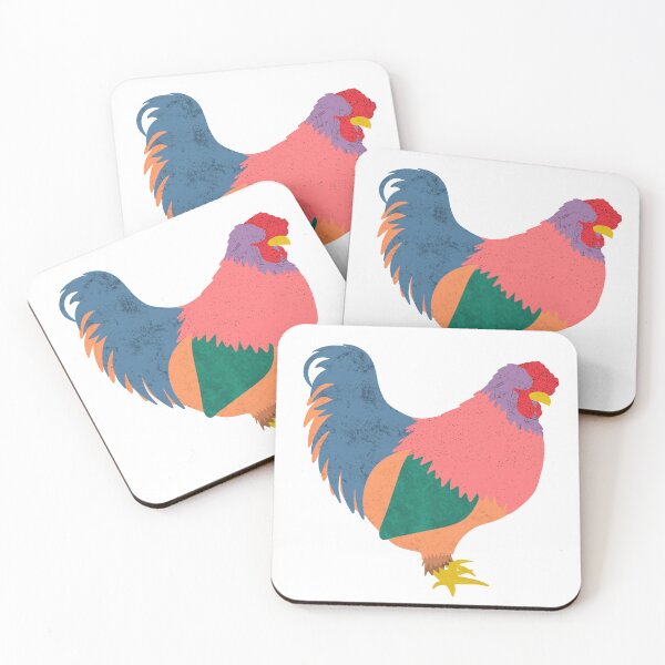 Item preview, Colorful Brahma hen designed and sold by omgchickens.