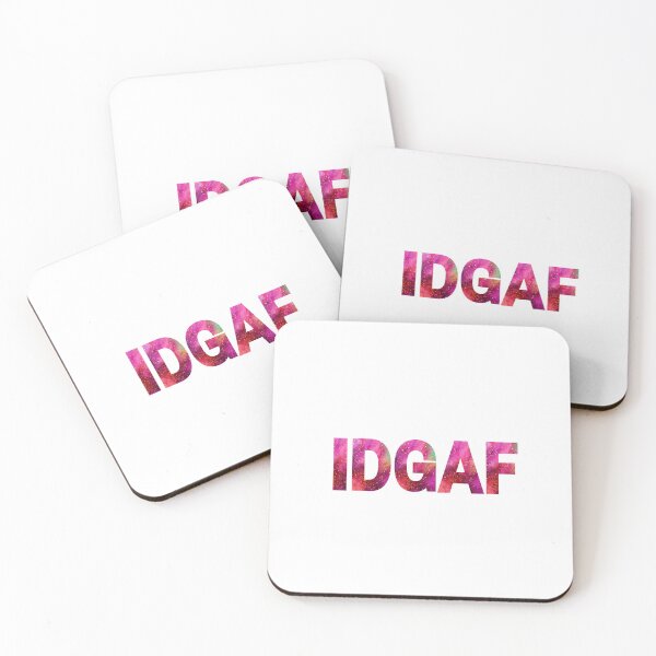 Item preview, IDGAF designed and sold by PsychoArtStudio.