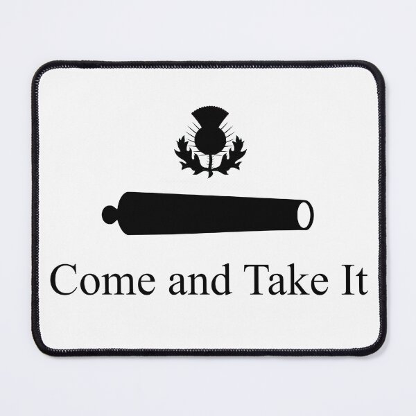Item preview, Scottish Thistle 'Come and Take It' Flag  designed and sold by JonathanR1994.