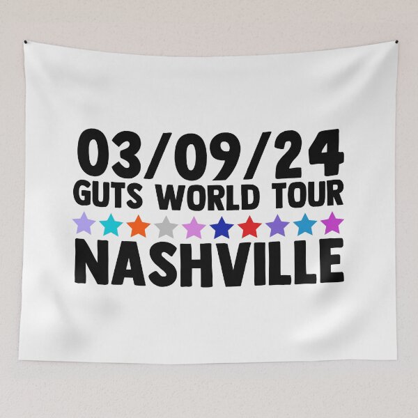 Item preview, Olivia R Guts World Tour Nashville designed and sold by Sarah Swiftie.