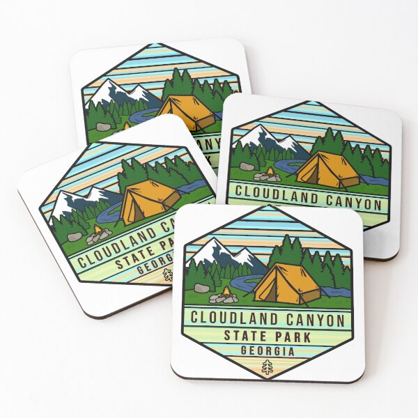 Item preview, Cloudland Canyon State Park Georgia Hexagon designed and sold by VanyaKar.