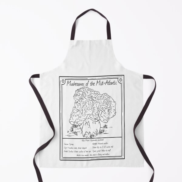 Item preview, Mushrooms of the Mid-West Coloring Page: False Morel Mushroom designed and sold by Cherie Brunetti.