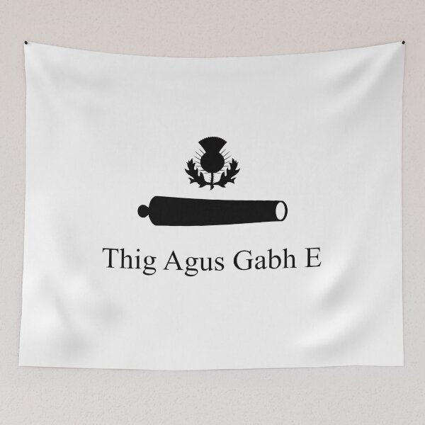 Item preview, Scottish Thistle CATI Flag (cluarain Albannach ‘thig agus gabh e’ bratach) designed and sold by JonathanR1994.