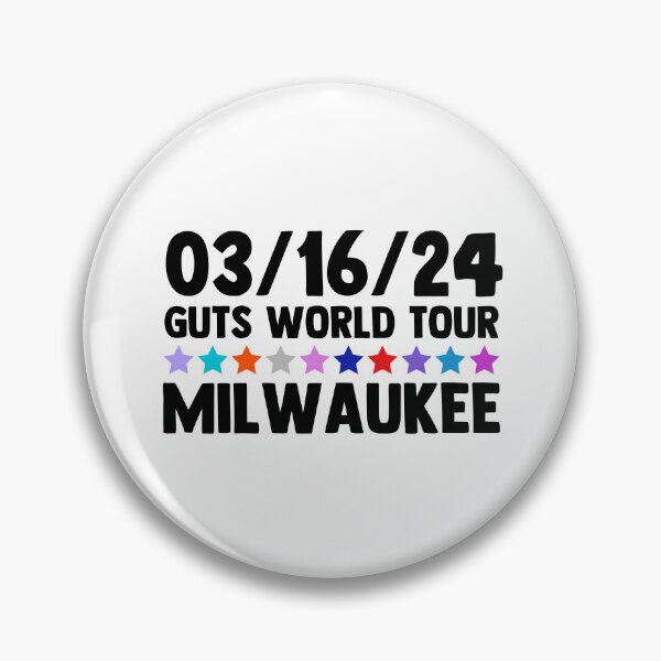 Item preview, Olivia R Guts World Tour Milwaukee designed and sold by Sarah Swiftie.