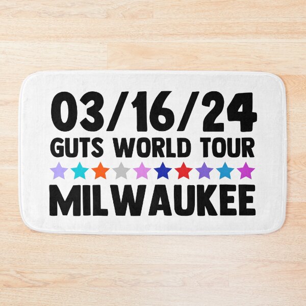 Item preview, Olivia R Guts World Tour Milwaukee designed and sold by Sarah Swiftie.