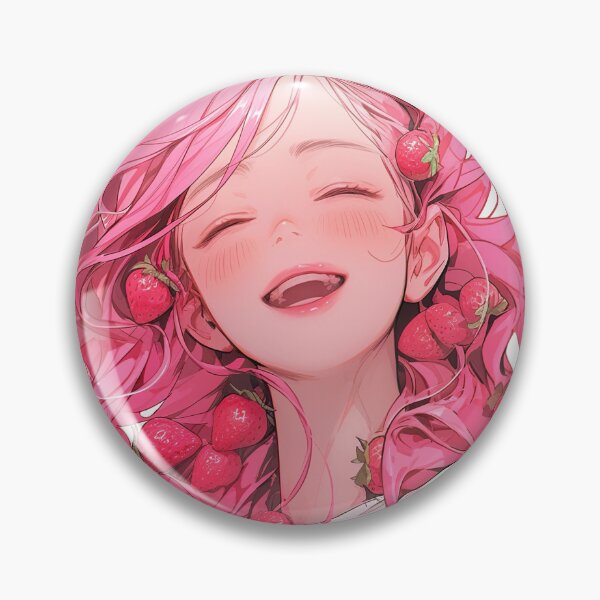 Item preview, Exuberant Strawberry Splash Anime Girl designed and sold by bubblegoth.