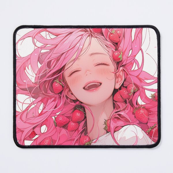 Item preview, Exuberant Strawberry Splash Anime Girl designed and sold by bubblegoth.