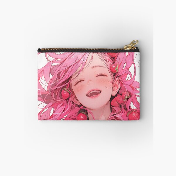 Item preview, Exuberant Strawberry Splash Anime Girl designed and sold by bubblegoth.