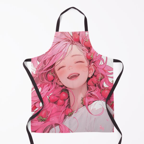 Item preview, Exuberant Strawberry Splash Anime Girl designed and sold by bubblegoth.