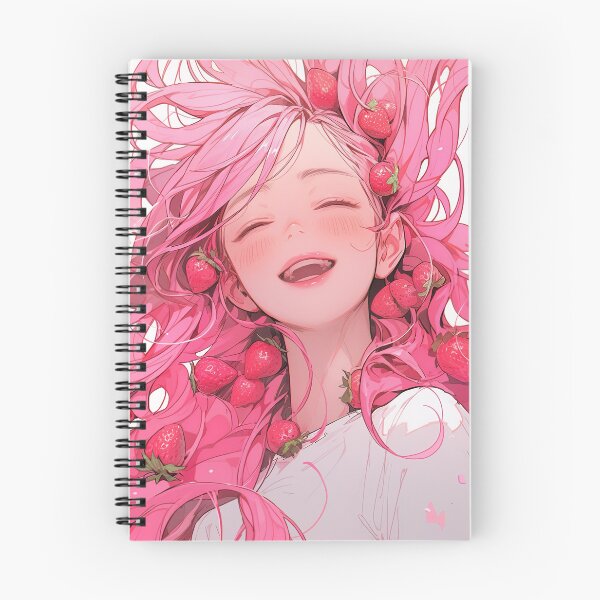 Item preview, Exuberant Strawberry Splash Anime Girl designed and sold by bubblegoth.