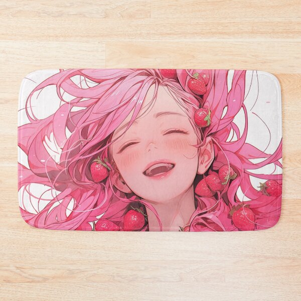 Item preview, Exuberant Strawberry Splash Anime Girl designed and sold by bubblegoth.