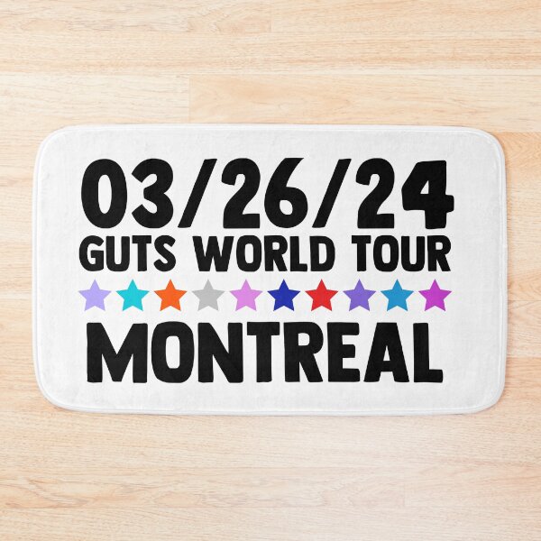 Item preview, Olivia R Guts World Tour Montreal designed and sold by Sarah Swiftie.