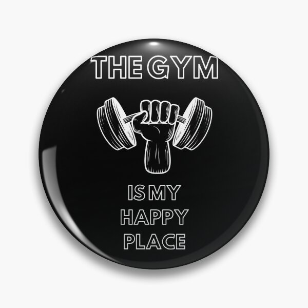 Item preview, The Gym Is My Happy Place designed and sold by CraftsyCorner.