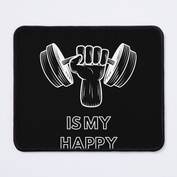 Item preview, The Gym Is My Happy Place designed and sold by CraftsyCorner.