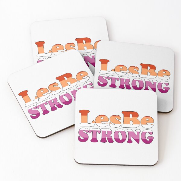 Item preview, LesBe Strong; LGBT; designed and sold by StickerApe.