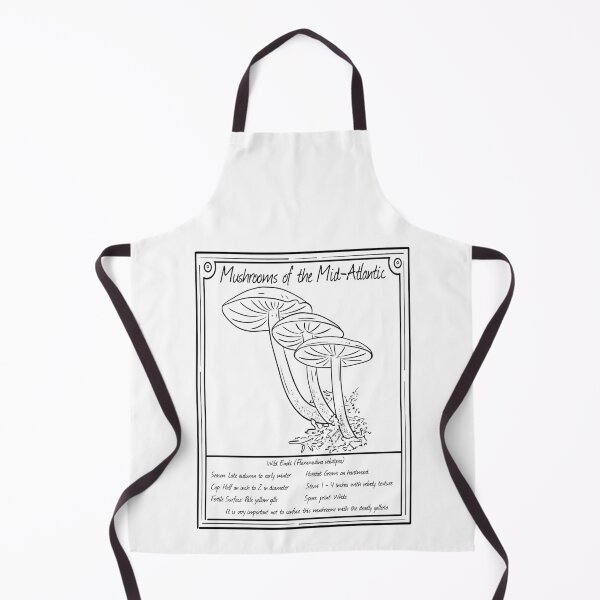 Item preview, Mushrooms of the Mid-West Coloring Page: Wild Enoki Mushroom designed and sold by Cherie Brunetti.