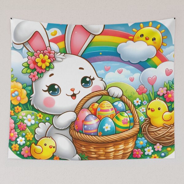 Item preview, Easter Fun: Bunny Adventure designed and sold by AI-Only Creations.