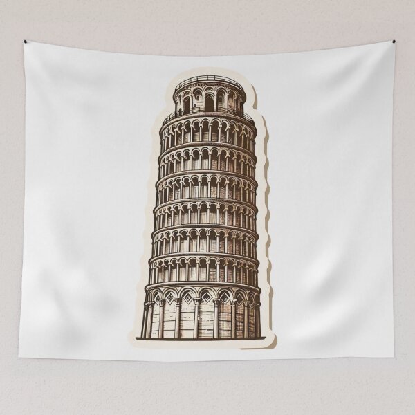 Item preview, vintage Leaning tower of Piza designed and sold by caroldarlene.