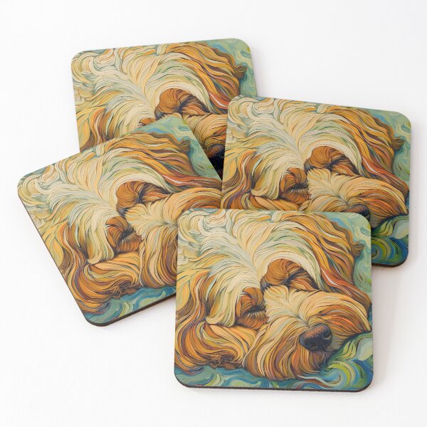 Item preview, Adorable sleeping Havanese puppy print designed and sold by dcrc.