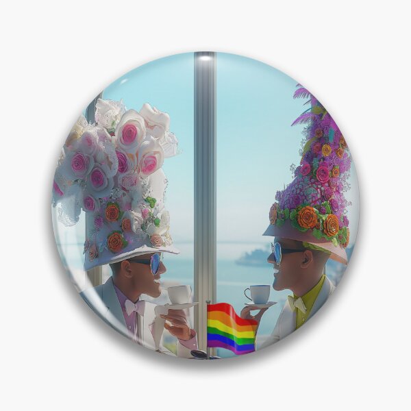 Item preview, Two Gay Men Having Brunch on Easter designed and sold by gareored.