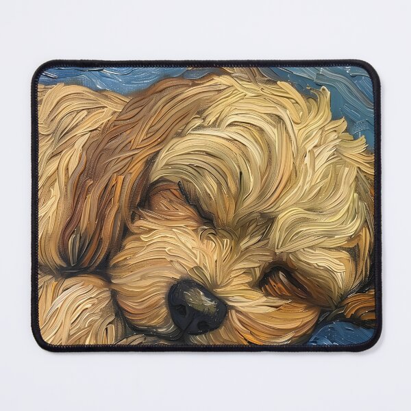 Item preview, Adorable sleeping Havanese puppy print designed and sold by dcrc.