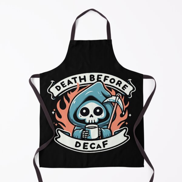 Item preview, Death before decaf designed and sold by Emegan Print Art.