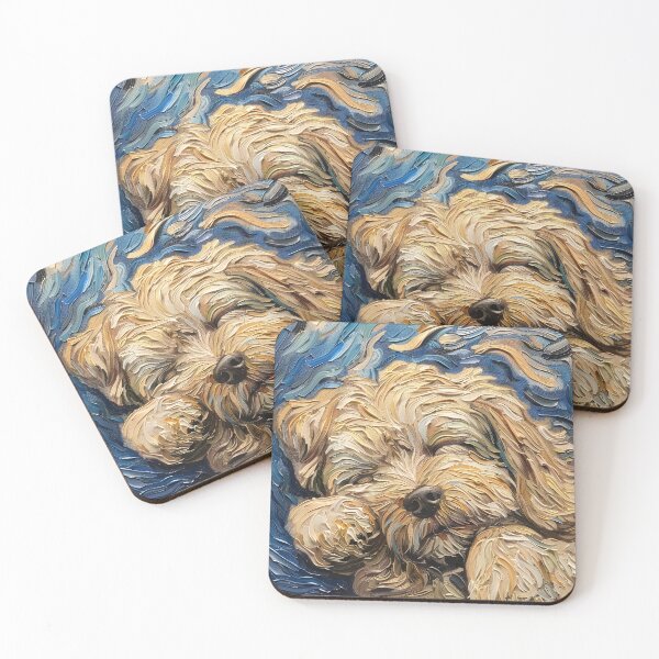 Item preview, adorable sleeping havanese puppy print designed and sold by dcrc.