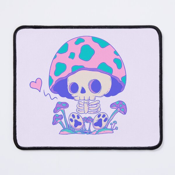 Item preview, Cute Skeleton Mushroom - Spooky Fungi Fantasy Art designed and sold by Jess.a.creates.