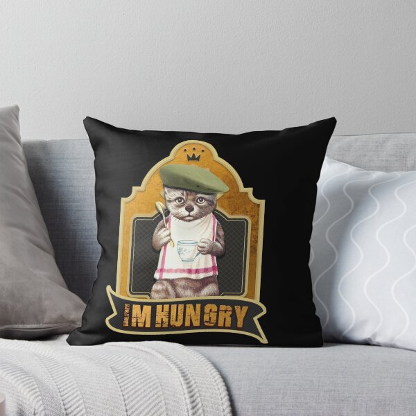 Item preview, hungry cat , i'm hungry - Funny Food Lover designed and sold by Etr-Design.