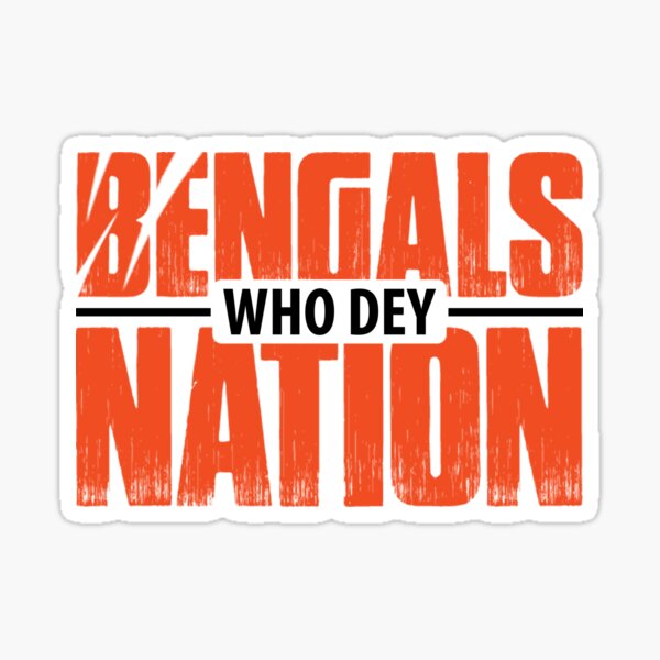 Who Dey - Bengals Nation Sticker
