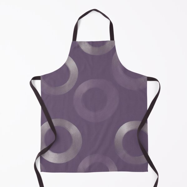 Item preview, RogerPattern - "Violet Silver Circles: Elegance for Wardrobe & Home" designed and sold by RogerPattern.
