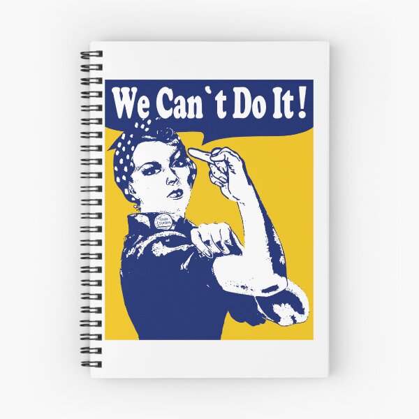 Item preview, We Can Not Do It; Rosie Middlefinger Style; designed and sold by StickerApe.