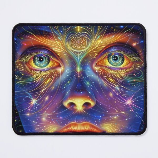 Item preview, Mujer Celestial Starseed en Arte Fractal DMT - Despertar Cósmico designed and sold by Mystikos Art.