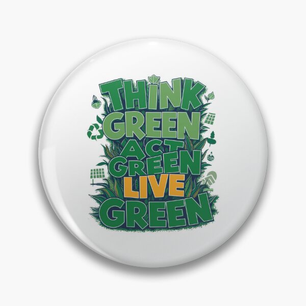Item preview, Think Green, Act Green, Live Green designed and sold by Krieghorn.