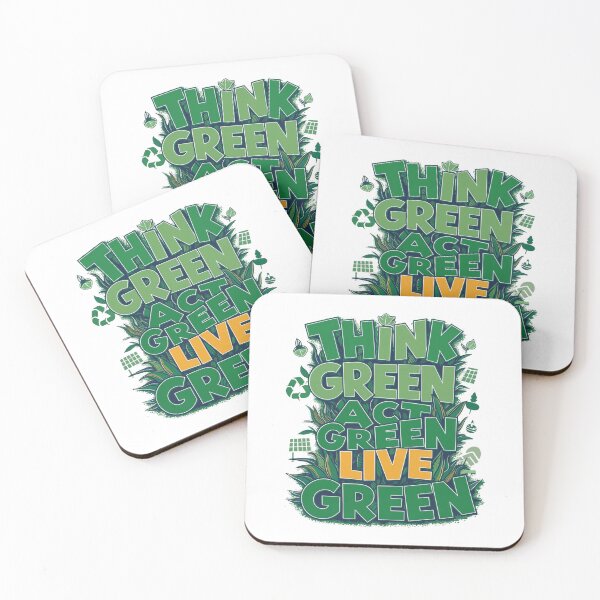 Item preview, Think Green, Act Green, Live Green designed and sold by Krieghorn.