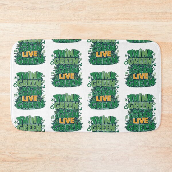 Item preview, Think Green, Act Green, Live Green designed and sold by Krieghorn.