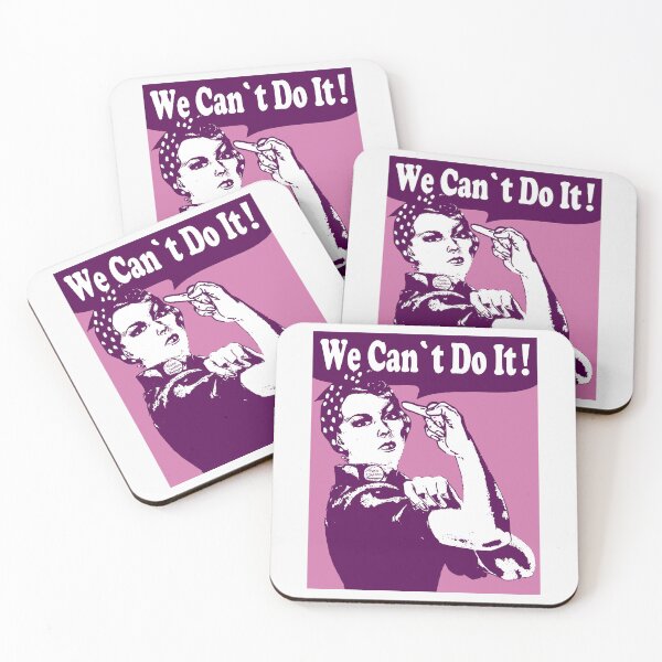 Item preview, We Can Not Do It; Rosie Middlefinger Style; designed and sold by StickerApe.