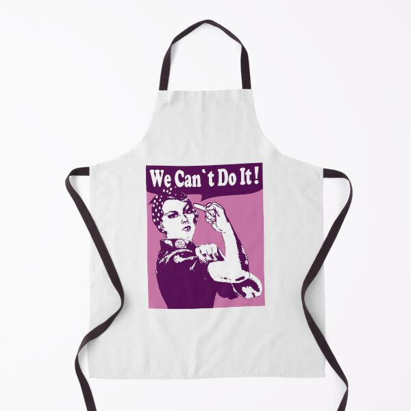 Item preview, We Can Not Do It; Rosie Middlefinger Style; designed and sold by StickerApe.