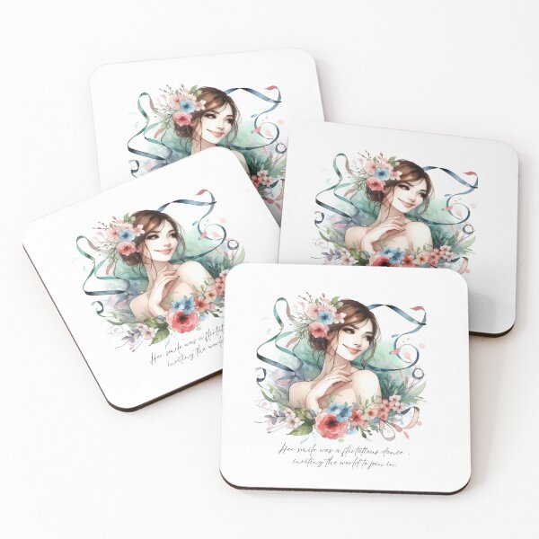 Item preview, Flirtatious Whimsy: Dancing Smile of Invitation designed and sold by CandelCreatives.